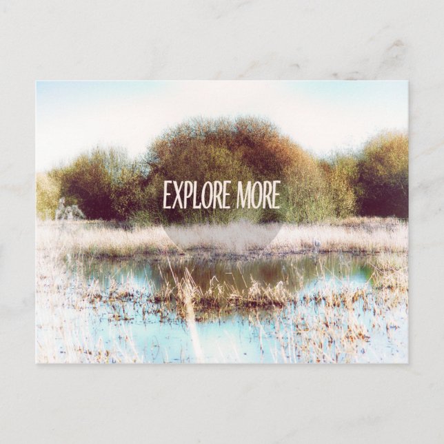 Explore More wilderness Postcard (Front)
