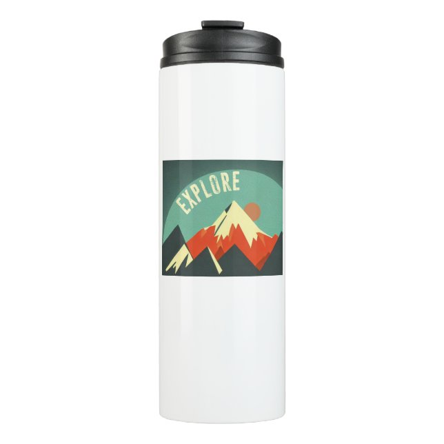Explore Mountains Thermal Tumbler (Front)