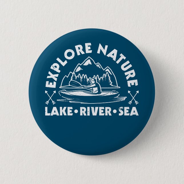Explore Nature: Kayaking Adventures Button (Front)