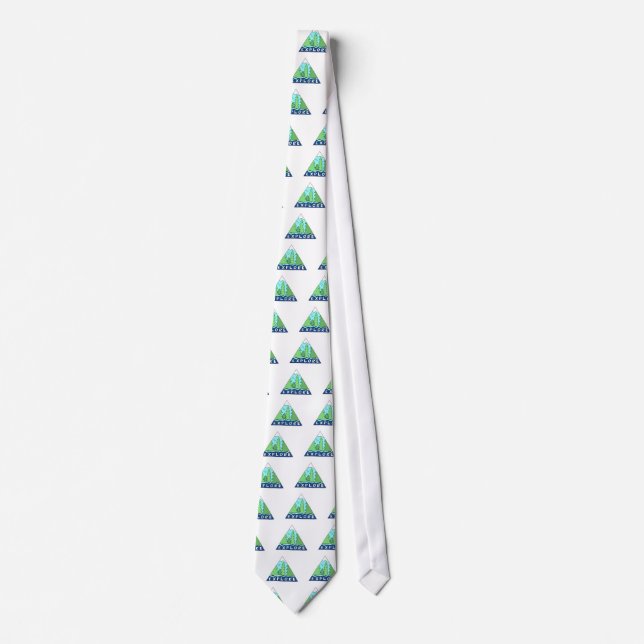 Explore Nature Outdoors Wilderness Mountains Neck Tie (Front)