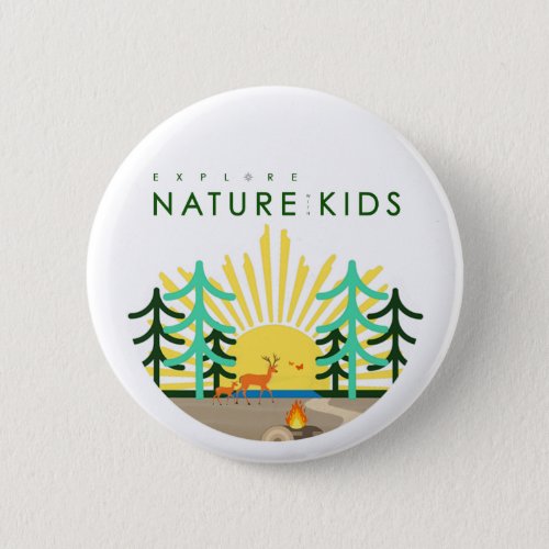 Explore Nature with Kids Button Graphic