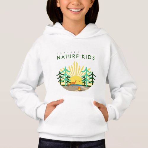 Explore Nature with Kids Child Hoodie Graphics