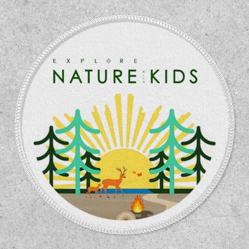 Explore Nature with Kids Patch Graphics