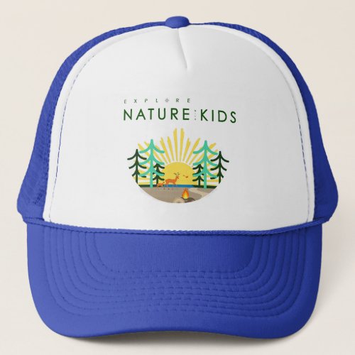 Explore Nature with Kids Trucker Hat