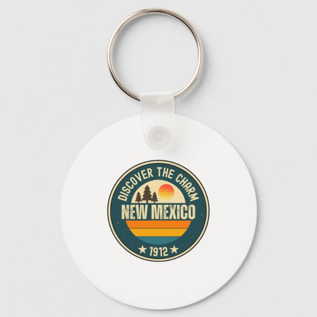 Explore New Mexico Designs For Every Lover  Keychain (Front)
