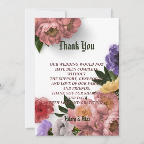 Explore Our Thoughtful Thank You Card Collection