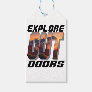 EXPLORE OUT DOORS GIFT TAGS