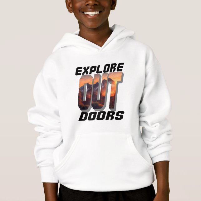 EXPLORE OUT DOORS HOODIE (Front)