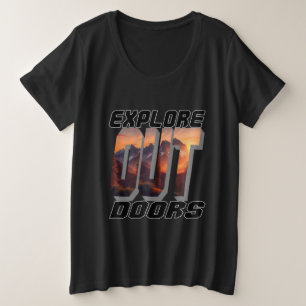 EXPLORE OUT DOORS PLUS SIZE T-Shirt