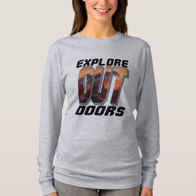EXPLORE OUTDOORS T-Shirt (Front)