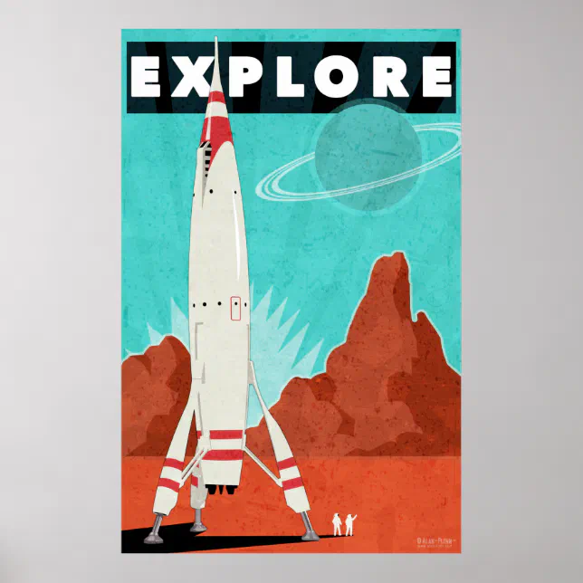 EXPLORE POSTER | Zazzle