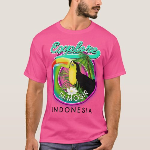 explore Samosir indonesia travel T_Shirt