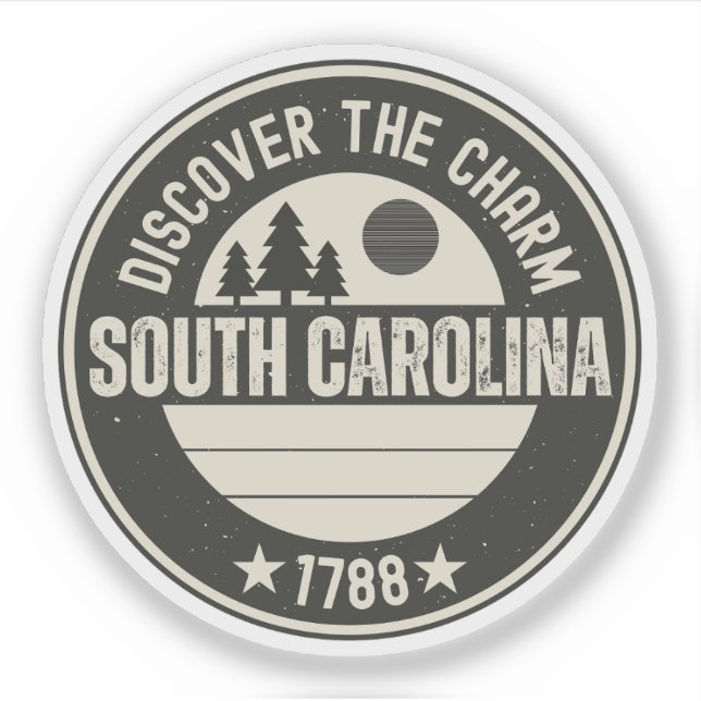 Explore South Carolina- Designs for Every Lover Sticker (Front)