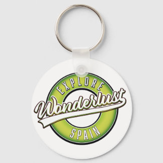 Explore Spain Wonderlust Keychain
