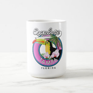 Explore Tampa Florida retro logo Coffee Mug
