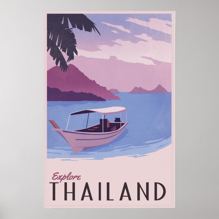 Explore Thailand Poster 