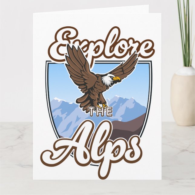 Explore the Alps  Card (Front)