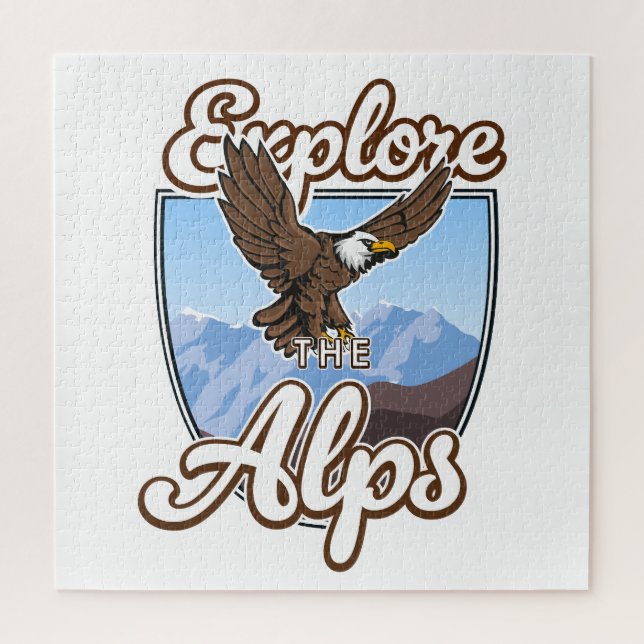 Explore the Alps  Jigsaw Puzzle (Vertical)