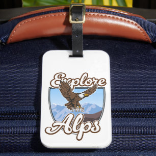 Explore the Alps Luggage Tag