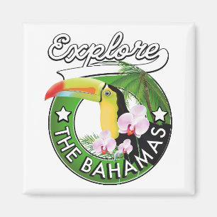 Explore the Bahamas logo Magnet