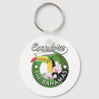 Explore the Bahamas logo Magnet Keychain