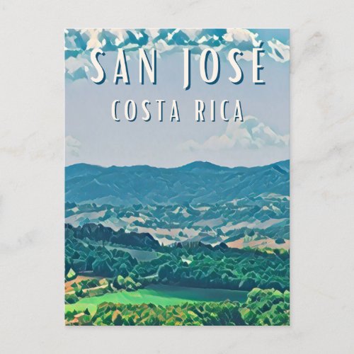 Explore the capital of Costa Rica San Jos Postcard