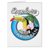 Explore the Caribbean travel patch. (Front)