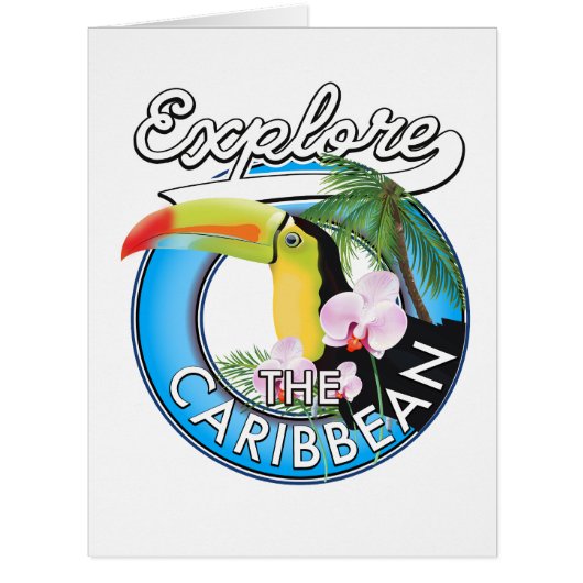 Explore the Caribbean travel patch. (Front)