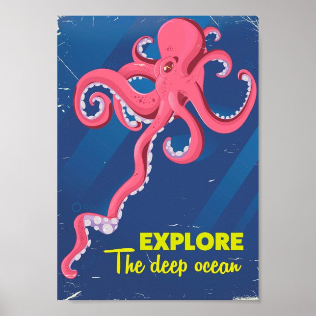 Explore the Deep Ocean Poster (Front)