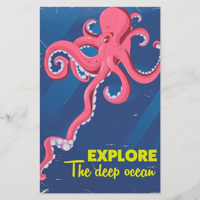 Explore the Deep Ocean Stationery (Front)