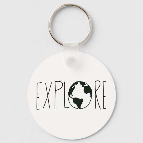 Explore the Globe Keychain