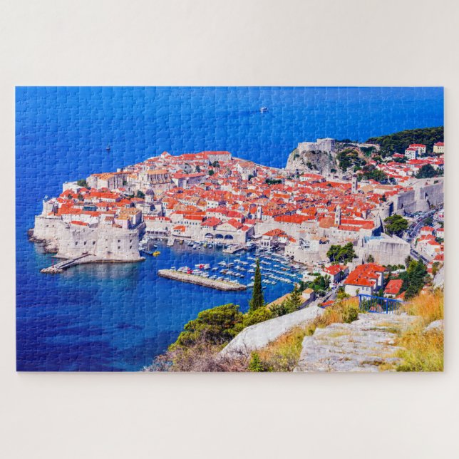 Explore the Historic Beauty of Dubrovnik Jigsaw Puzzle (Horizontal)