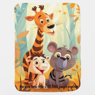 Explore the Jungle Baby Blanket