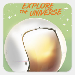 Explore the Universe Square Sticker