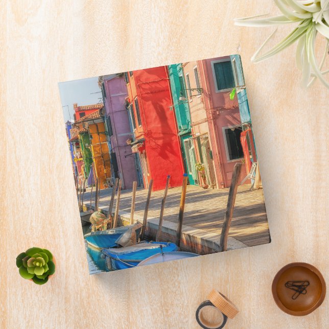 Explore the Vibrant Charm of Burano 3 Ring Binder (In Situ)