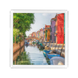 Explore the Vibrant Charm of Burano Acrylic Tray