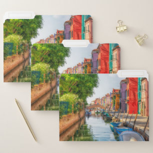 Explore the Vibrant Charm of Burano File Folder