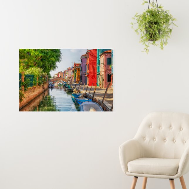 Explore the Vibrant Charm of Burano Foam Board (In Situ (Wall))