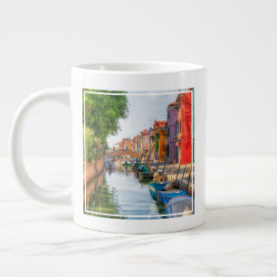 Explore the Vibrant Charm of Burano Giant Coffee Mug