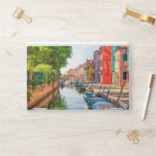 Explore the Vibrant Charm of Burano HP Laptop Skin