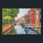 Explore the Vibrant Charm of Burano Kitchen Towel<br><div class="desc">Explore the Vibrant Charm of Burano</div>