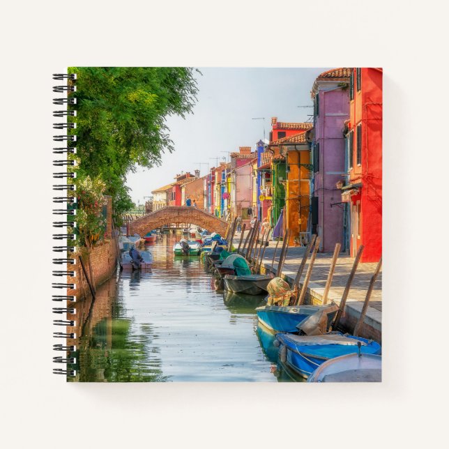 Explore the Vibrant Charm of Burano Notebook (Front)
