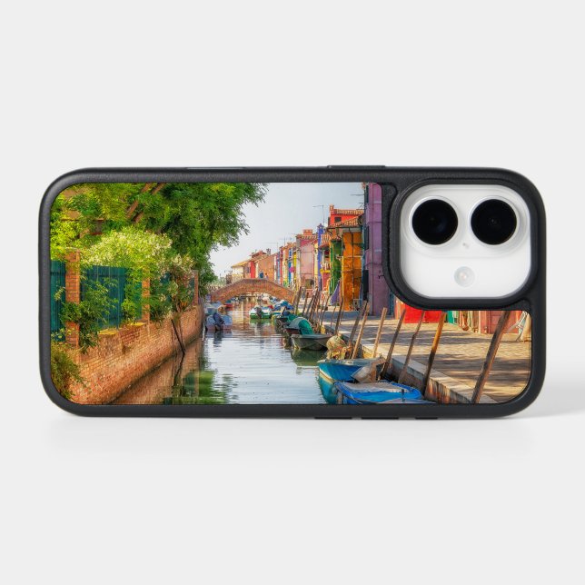 Explore the Vibrant Charm of Burano Otterbox iPhone Case (Back Horizontal)