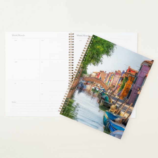Explore the Vibrant Charm of Burano Planner (Display)