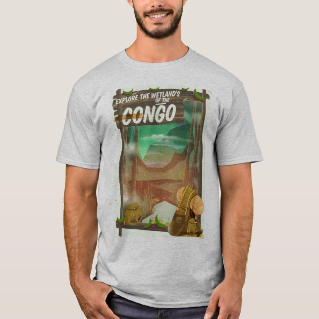 Explore the Wetlands of the Congo T-Shirt (Front)