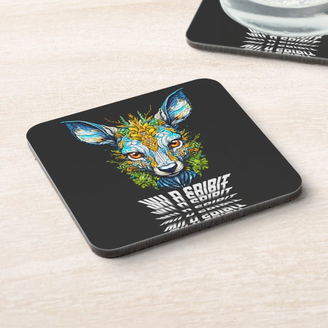 Explore the Wild Instinct Beverage Coaster (Left Side)