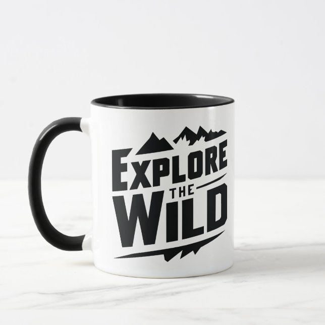 Explore the wild  mug (Left)