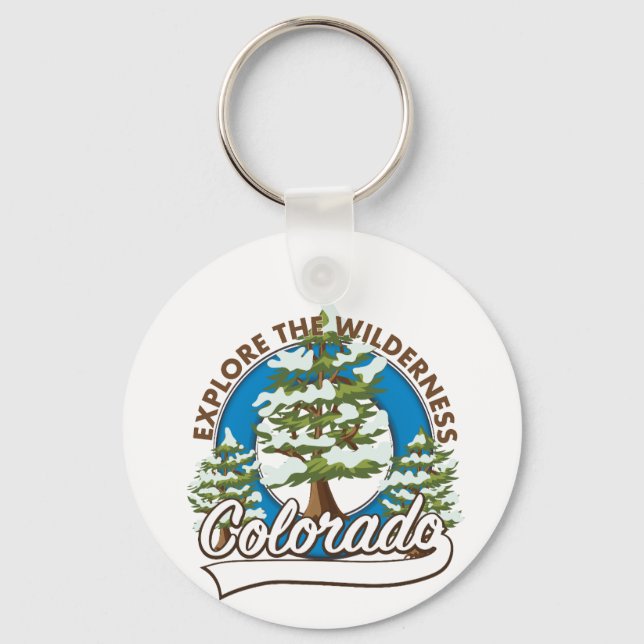 Explore the Wilderness, Colorado Keychain (Front)