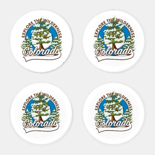 Explore the Wilderness, Colorado Keychain Coaster Set (Set)