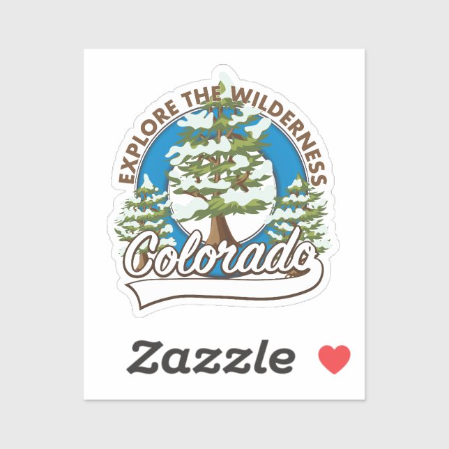 Explore the Wilderness, Colorado Sticker (Sheet)
